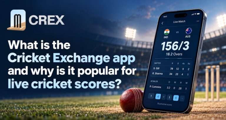 What is the Cricket Exchange app and why is it popular for live cricket scores?