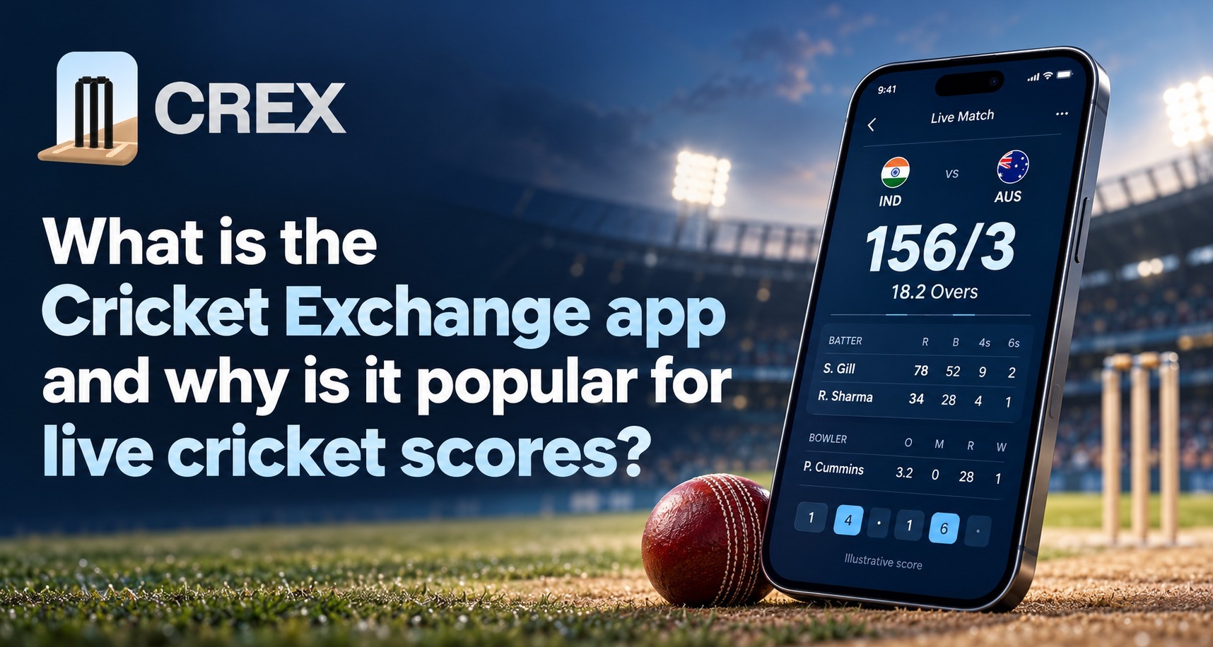 What is the Cricket Exchange app and why is it popular for live cricket scores?